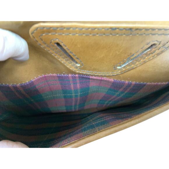 Vintage Brown Messenger Bag Satchel Cross Body Laptop Bag Briefcase  Unisex - Picture 5 of 11